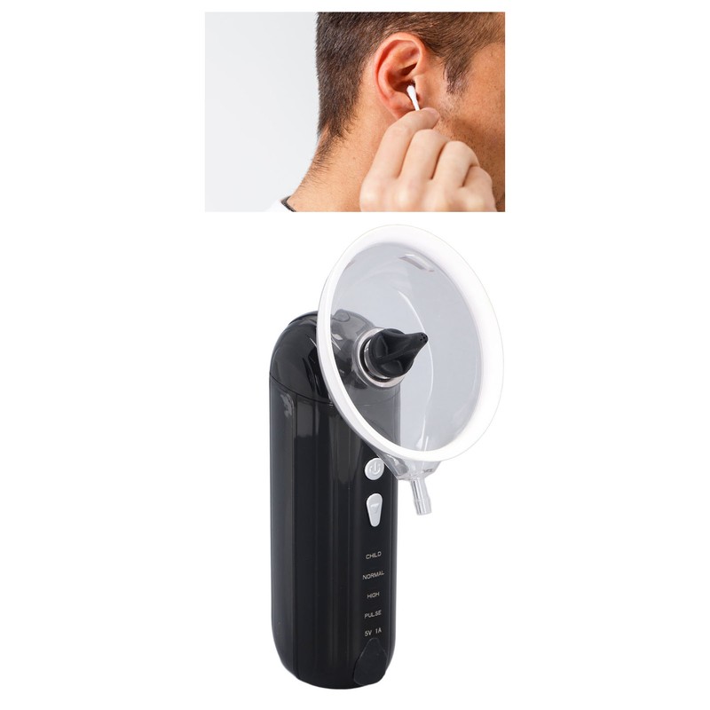 Electric Ear Wax Removal Tool with Ear Cup IPX7 Waterproof