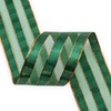 XMLMSH Christmas Green Wired Edge Satin Ribbon,2-1/2 Inch 10 Meters