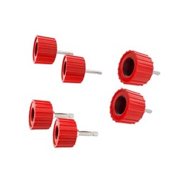 [3-Size Set] Copper Pipe External Cleaner for Drill, Clean 1/2, 3/4, 1-in Copper Pipes & Tubes for Soldering, 6 Tube Cleaning Brushes，Steel Pipes Tubes and Fittings，with Wire Bristles & 1/4” Shank (2)