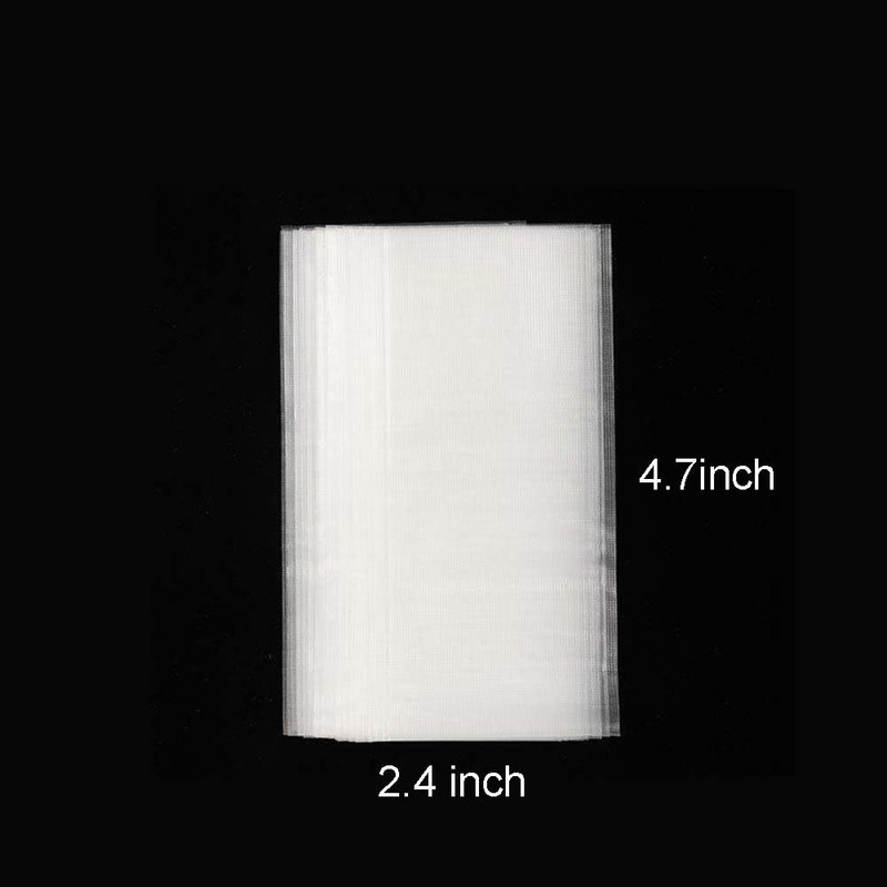 100Pcs 6x12cm Carp Fishing Bags PVA Bag, Water Soluble Bag