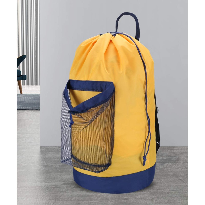 Dalykate Backpack Laundry Bag, Laundry Backpack with Shoulder Straps and