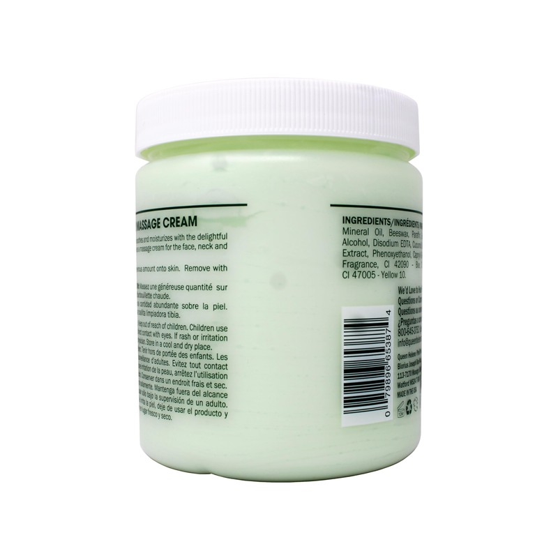 Queen Helene Cucumber Professional Massage Cream, Soothing and Moisturizing, 15