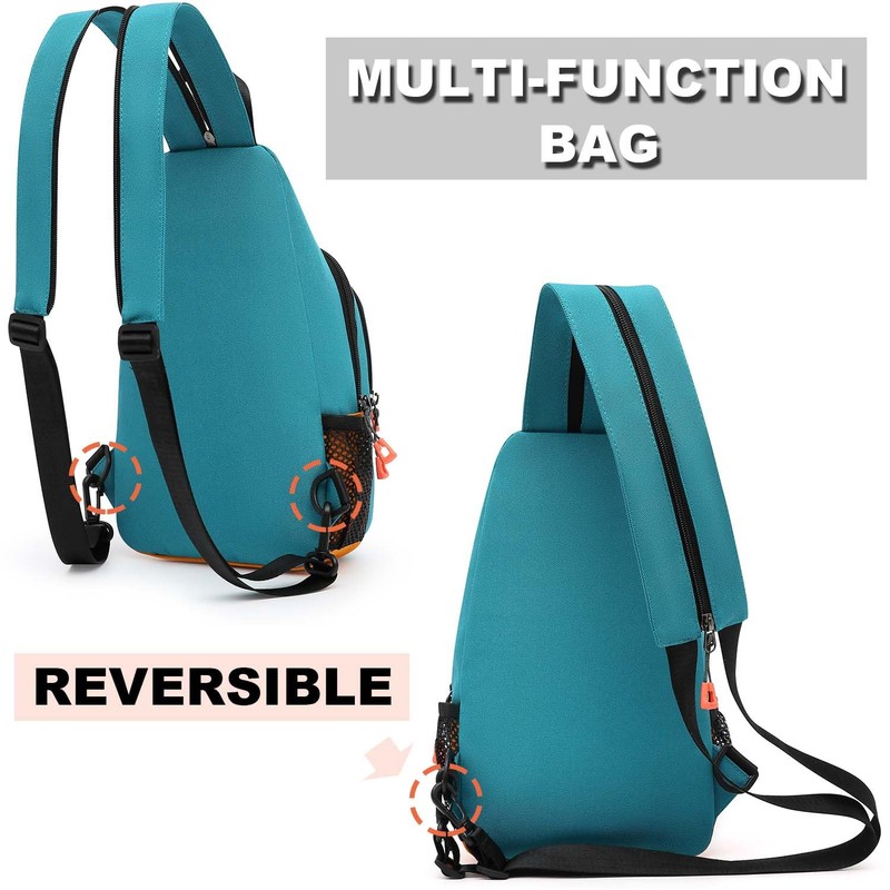 Semikk Small Sling Bag Crossbody Backpack for Men Women Sling