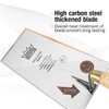 KSEIBI 281380 Narrow Bucket Brick Trowel Wooden Handle Square Tip