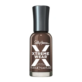 Sally Hansen Xtreme Wear Nail Polish | Streak-Free, Shiny Finish, Long-Lasting, Chip-Resistant, Opaque | Central Bark | Brown Crème Nail Color | 0.4 fl oz