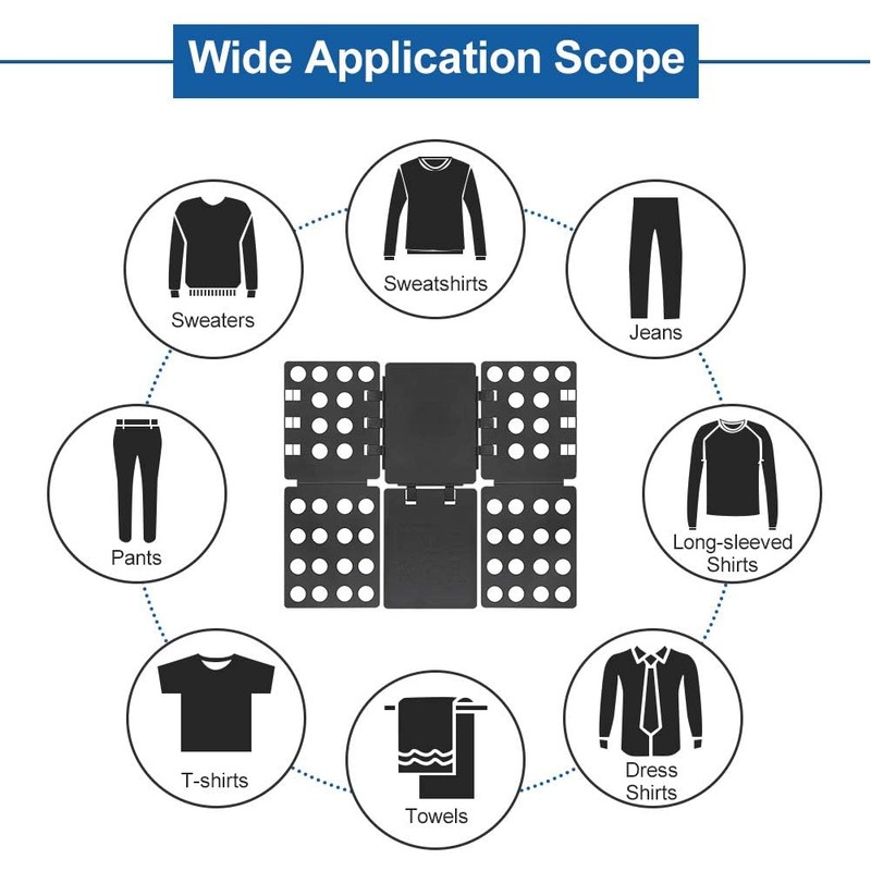 Laundry Folding Board for Clothes,T-Shirt Folder Board Adult & Kids