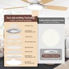 Roomratv Ceiling Fans with Lights,52 inch Smart Ceiling Fans with