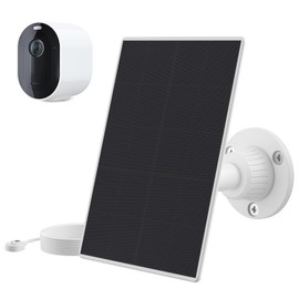 Newding 6V Solar Panel Charger for Arlo Pro Go 2/ Pro 3/5S 2K/Pro 4/Ultra 2/Ultra Spotlight, for Arlo Cameras Solar Panels,Weatherproof Wall Mount Replacement VMA5600, 13FT Power Charging Cable