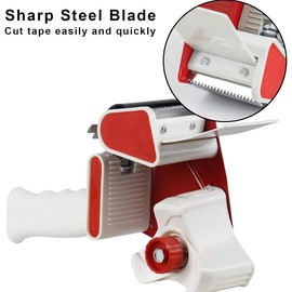 DID 2" Tape Gun Dispenser – Industrial-Grade Packing Tape Dispenser with Comfortable Pistol Grip Handle for Office, School, and Home Use