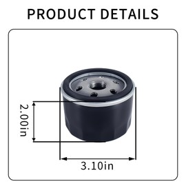 YTH2348 Air Filter Oil Filter Tune Up Kit for Husqvarna YTH22V46 YTH23V48 YTH2148 YTH2448T YTH2454T YTH2148B YTH2148C Lawn Tractor