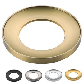 ROLYA Solid Metal Bathroom Mounting Ring for Glass Vessel Sink Brushed Golden