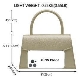 Milisente Clutch Bags For Women Elegant Wedding Evening Handbags Faux Leather With Top Handle (Embossed L-Gold2)