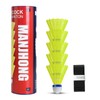 MANJHONG Nylon Badminton Shuttlecocks, Great Flight & Balance, Durable Shuttlecocks
