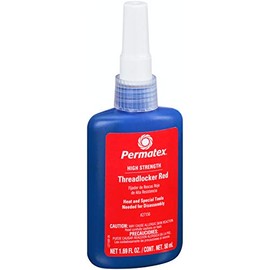 Permatex High Strength Threadlocker Red 50 ml - No. 27150