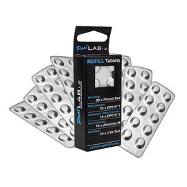 Replacement Package for Pool Lab 1.0, Water Tester, PoolWaterLAB (70 Test Tablets)