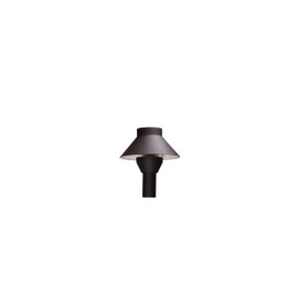 Low Voltage Landscape Small Hat Light in Black Finish