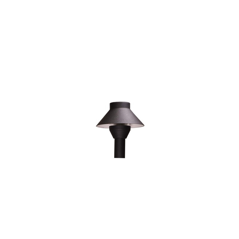 Low Voltage Landscape Small Hat Light in Black Finish