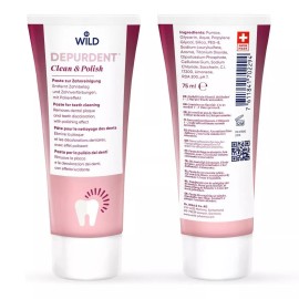 Wild Depurdent Clean & Polish Toothpaste - 75ml - Exp: 09/2027