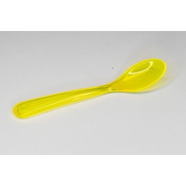 Kimmel Egg Spoon, Baby Spoon, Dessert Spoon, Large, Mixed (Pack of 6), Reusable, Plastic, Yellow/Transparent 21-000-3311-1