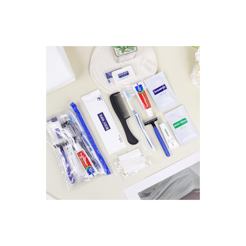Basic Toiletry Kits, Individually Packed, Personal Hygiene Bulk Homeless Care