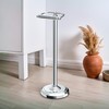 Gatco 1436C Pedestal Toilet Paper Holder, Chrome Large, 22" H