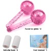 2 PCS Facial Ice Globes für Gesicht,Kühlkugeln Set für Augen