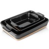 HVH Baking Dish Set, 9x13 Baking Dish, Ceramic Lasagne Pan