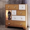 [12 PCS] Rose Gold Base Crystal Clear Glass Cabinet Drawer