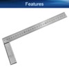 Auniwaig 300mm Stainless Steel Metric Framing L Square Right 90