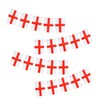 Weforu England Flags Bunting St Georges Cross Flags Bunting 10m