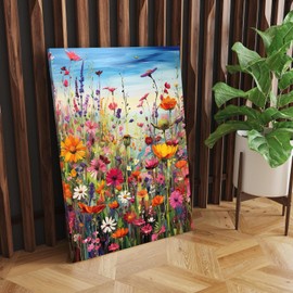 LZLHDE Diamond Painting Adults Diamond Painting Pictures Flowers 30 x 40 cm 5D Diamond Painting Suitable as a Gift, for Relaxation and Wall Decoration (with Frame 30 x 40 cm)