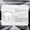 DWCN Wipe Clean Tablecloth Wipeable Tablecloths Grey Table Cloth Waterproof