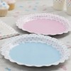 Ginger Ray Pink & Blue Spotty Paper Plates - Little