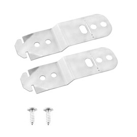 YHXiXi 2PCS Dishwasher Countertop Mounting Bracket Replacement Dishwasher Countertop Mounting Bracket Replacement 628371 AH3478789 EA347878 AP4538351 605007 00605007, with screws