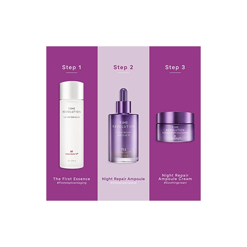 Crema Time Revolution Night Repair Ampoule Cream 50ML
