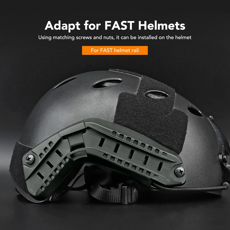Helmet Side Guide Rail ARC Helmet Mount Rail for Fast