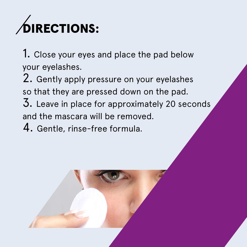 Annabelle De-puffing & lash care eye makeup remover pads, 85