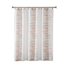 SKL Home by Saturday Knight Ltd. Mori Shower Curtain, Blush, 72.00" x 70.00"