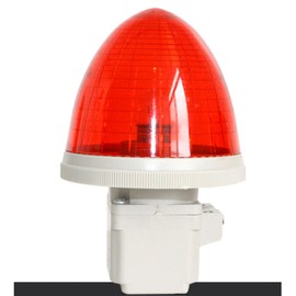 Boxonly Warning Light Mini TB-30 Universal Strobe LED Red Emergency Safety Flashing Warning Lamp Factories Transportation Machinery Industry Alarm Lamp AC110V
