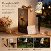 Solar Owl Garden Stake Light for Outdoor Décor – LED