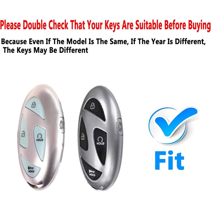 ShuDay Key Fob Cover Case Compatible with Hyundai Ioniq 6