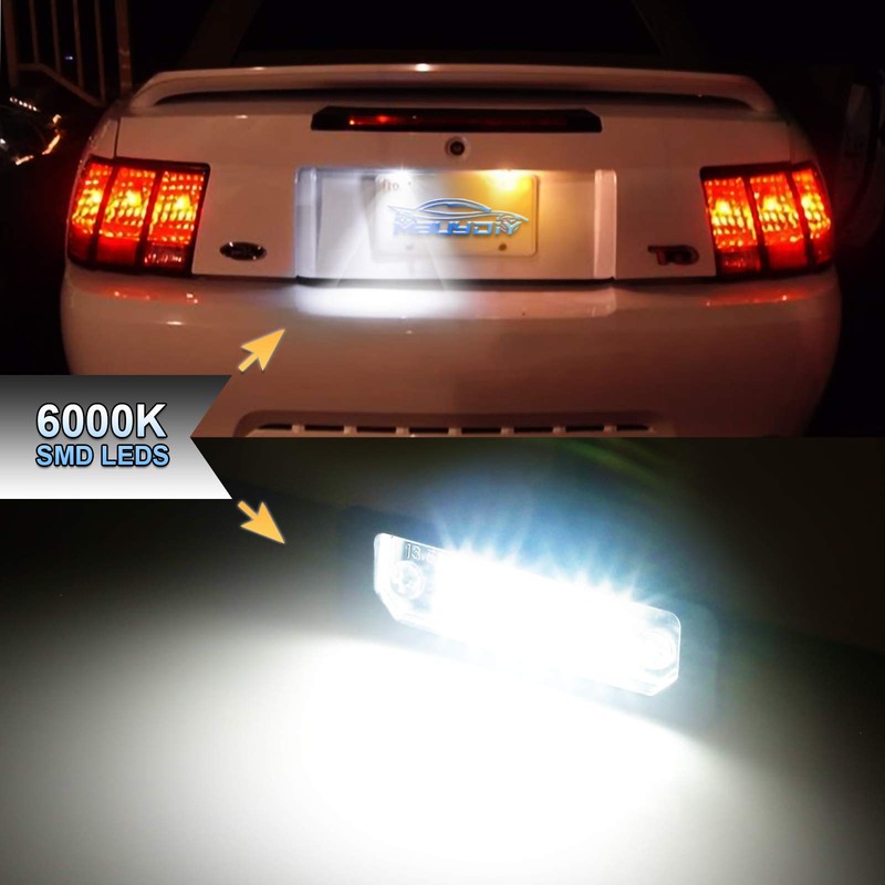 MbuyDIY LED License Plate Light Lamp Compatible with Fusion 2006-2012,