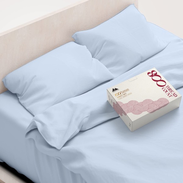 Mayfair Linen 100% Egyptian Cotton Sheets King Size - 800