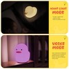 UNEEDE Voice Control LED Benson Night Light, Cute Duck Animal