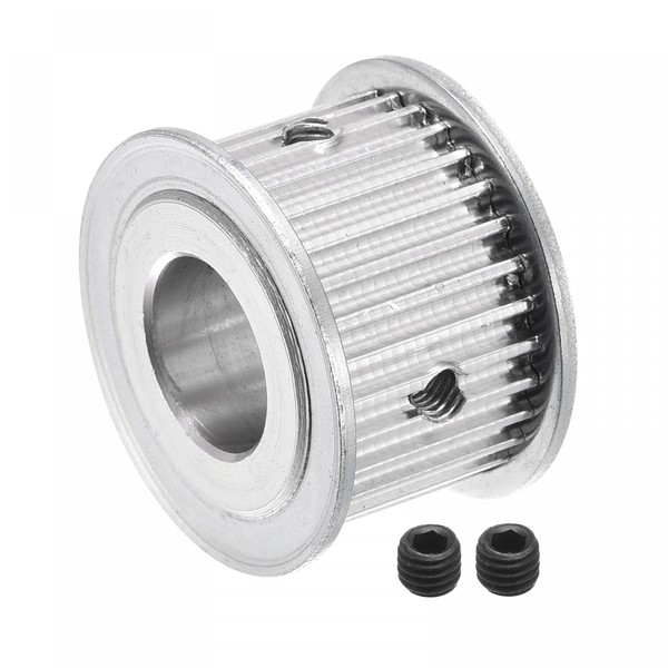 sourcing map 3M30 Teeth Timing Belt Pulley Timing Belt Drive