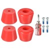PATIKIL Roller Skate Toe Stops with Screwdriver, 2 Pair 82A