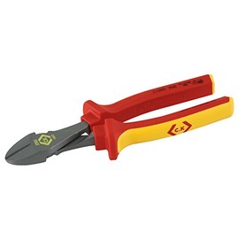 C.K T37021 180 180 mm VDE/1000V High Leverage Side Cutter - Multi-Colour