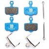 Dymoece 2 Sets Multi-Metallic Bicycle Disc Brake Pads for Avid