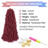 Ainimiu 18 Inch New Faux Locs Crochet Hair Soft Locs