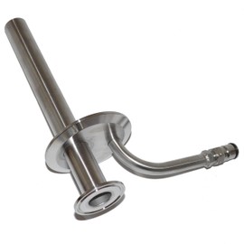 NorCal Brewing Solutions YEAST BRINK - 1.5" Tri Clover Connection to 3" Tri Clover Sight Glass - SUPPLY YOUR OWN SIGHT GLASS